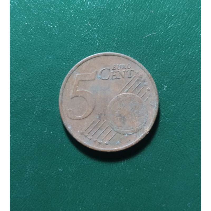 koin 5 cent euro tahun 2002