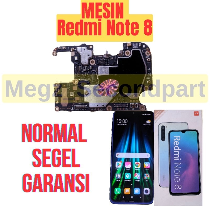 Mesin Redmi Note 8 Original Normal Segel , Mesin Redmi not 8 Ori Cabutan Mesin Normal Jaya Renot 8