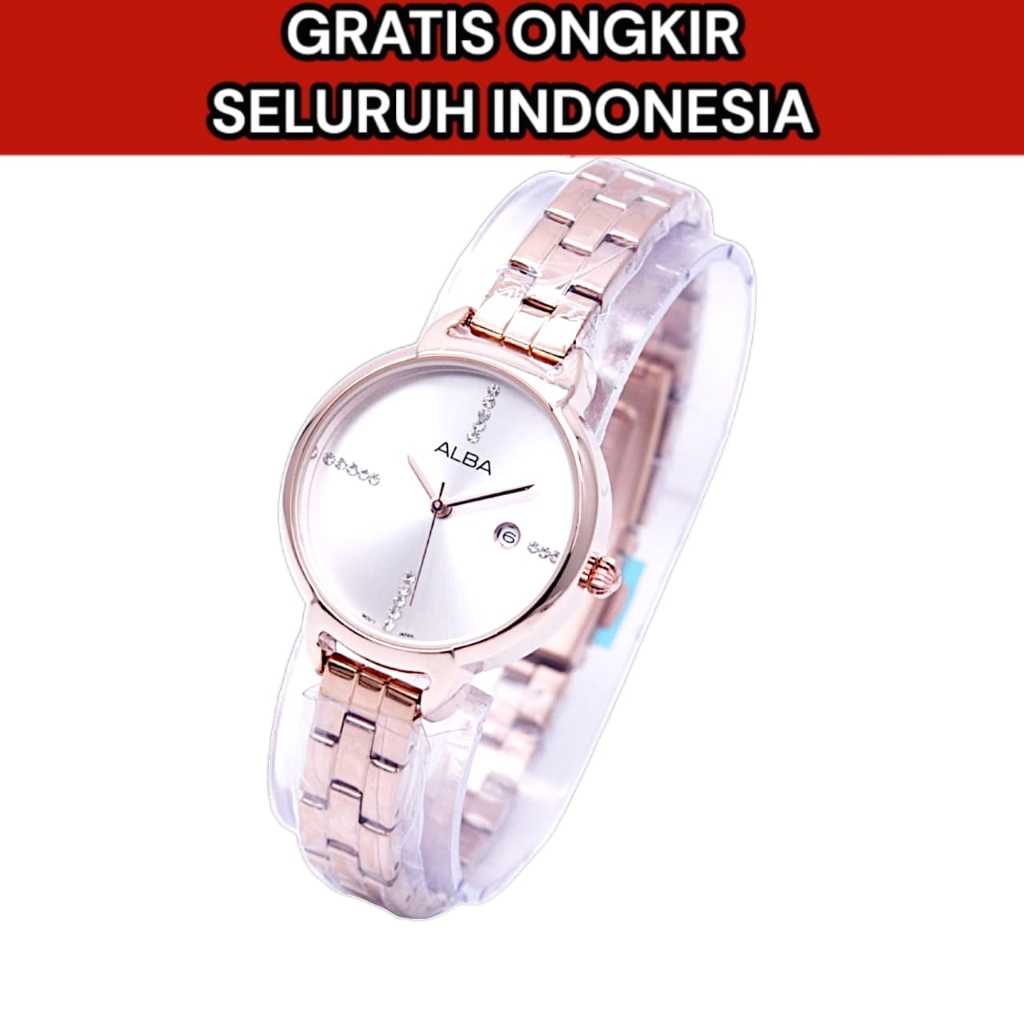 Jam Tangan Wanita Cantik Alba FAshion Trendy Terbaru Analog Quartz Women's Watches
