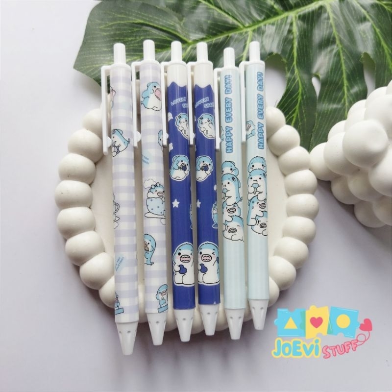 

Pulpen Gel motif Pulpen pelajar pulpen mekanik motif lucu Baby Shark Blue Series