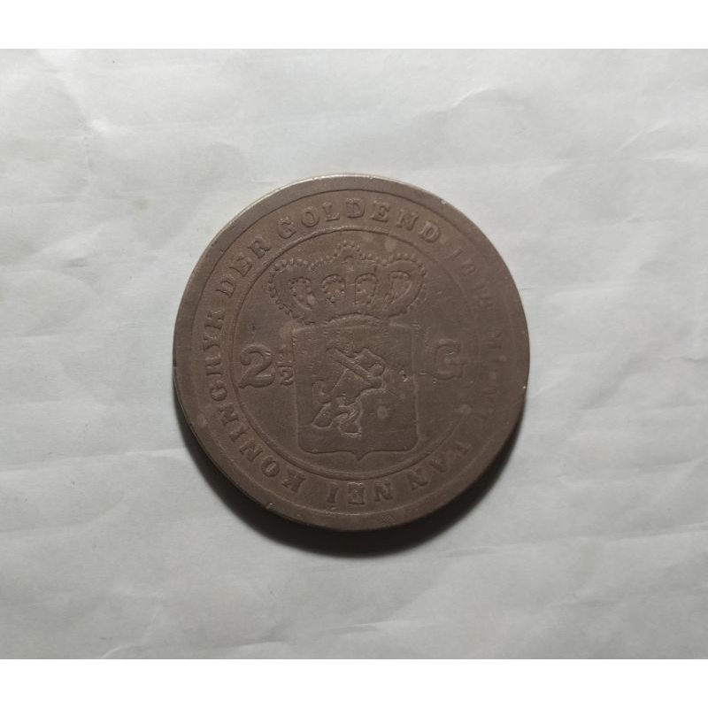 koin asing Nederlanden 2½ tahun 1818 (palsu)