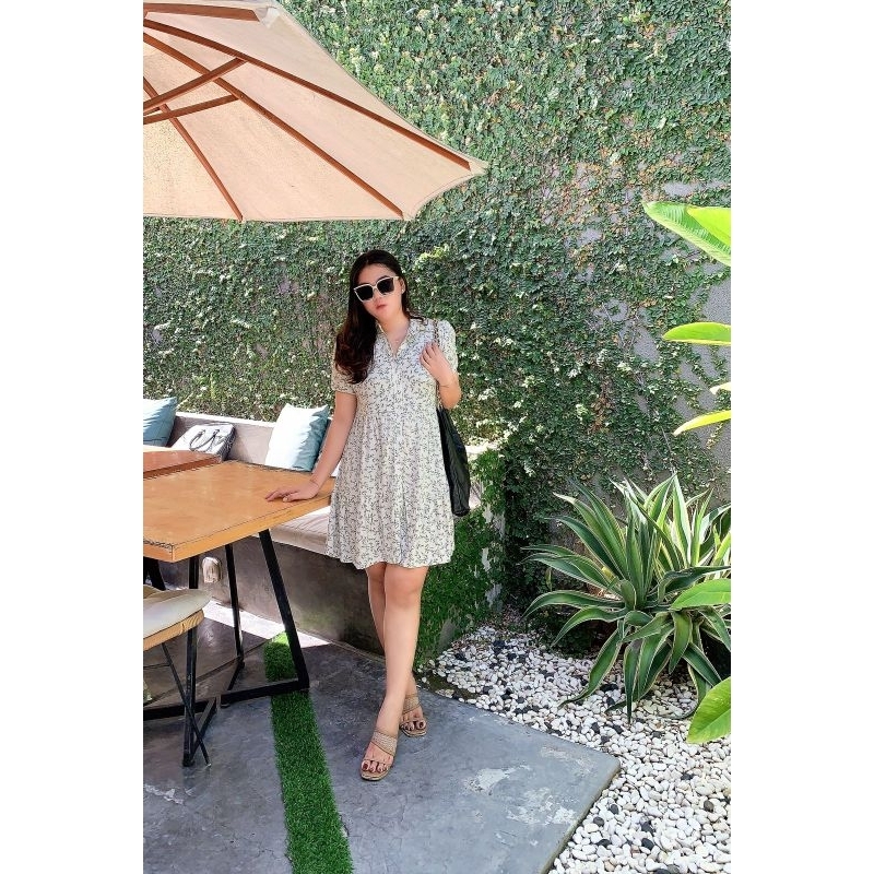 NAURA DRESS/ KOREAN MIDI BABYDOLL DRESS