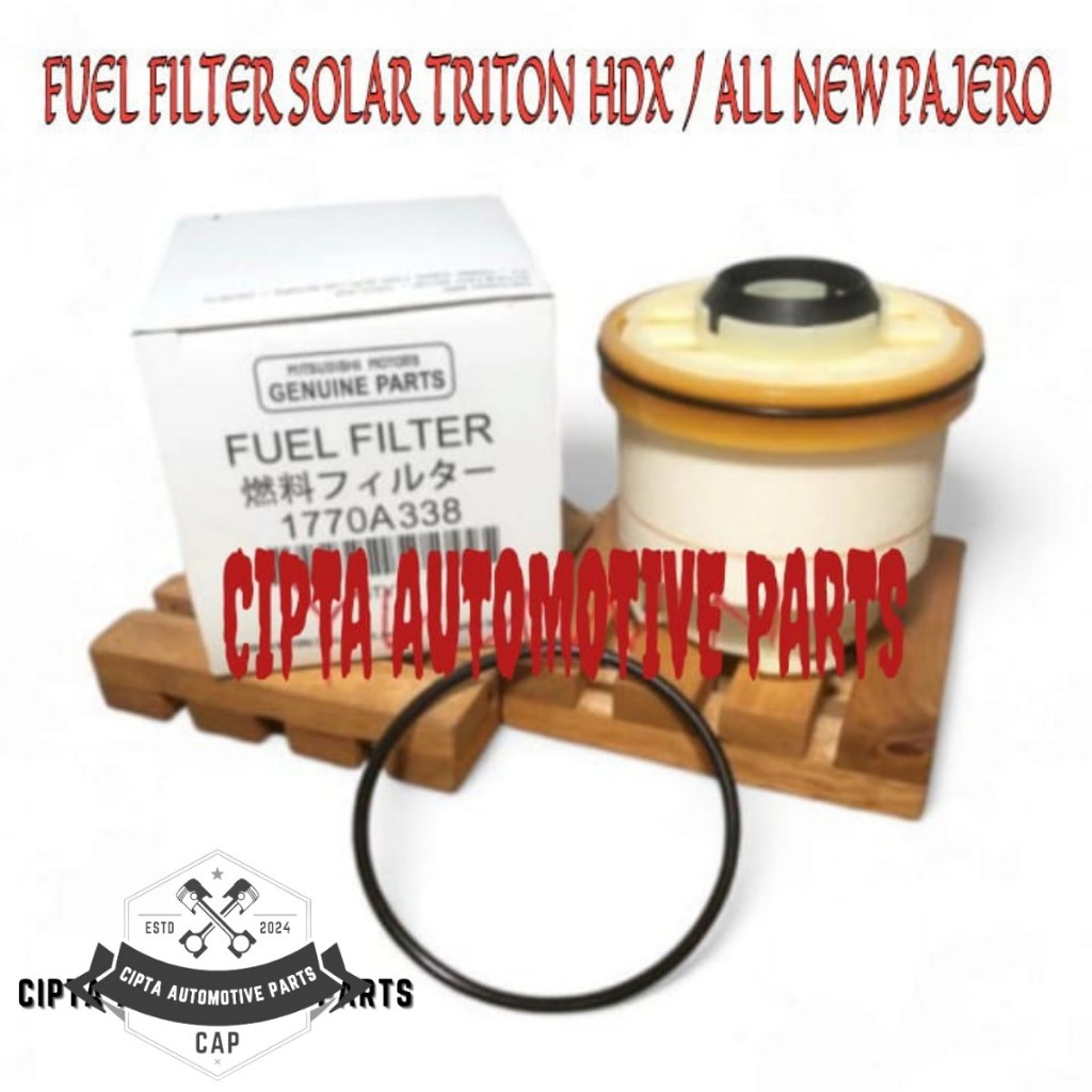 FUEL FILTER TRITON HDX - ELEMENT FILTER SOLAR TRITON HDX ALL NEW PAJERO SPORT