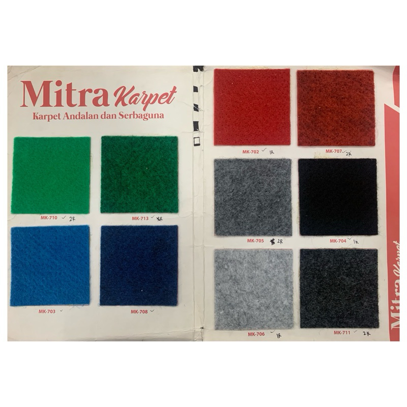 KARPET MITRA - STANDARD POLOS - ROLL 30 Meter - Musholla Kantor Masjid Panggung Gym Pameran