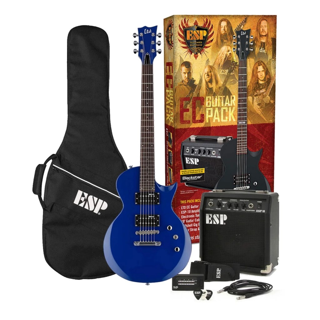 LTD-LECPACKBLUE LTD ECLIPSE BLUE Electric Guitar - PACK