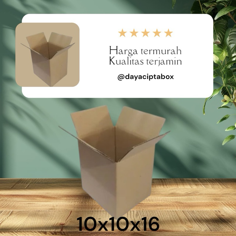 kardus sedang 10x10x16, Kardus Packing - Karton Box Dus Packaging  Polos Murah/ karton/kotak ulang t