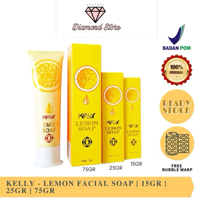 Kelly lemon soap - Kelly lemon original BPOM