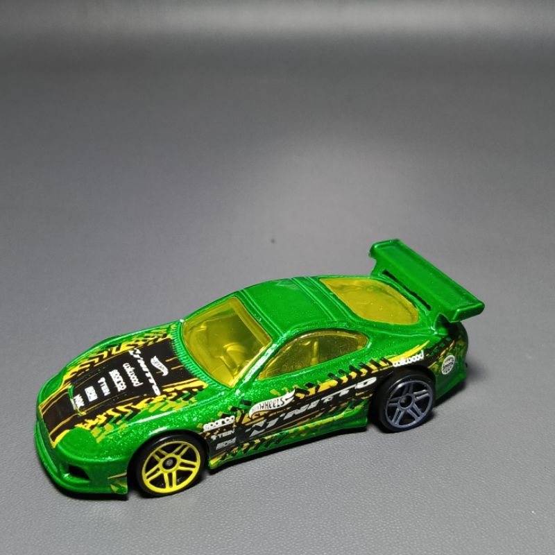 Hot wheels Toyota Supra MK4 Hijau Kuning Loose 2012