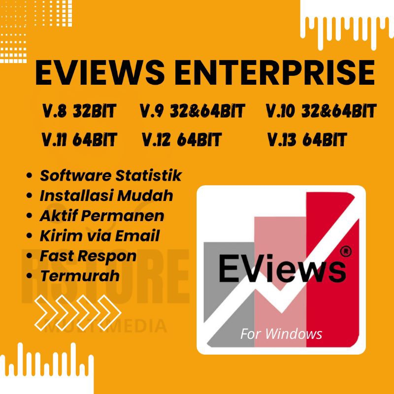 Eviews 13 FULL VERSION ( FAST RESPON) Statistik |Statistics Software