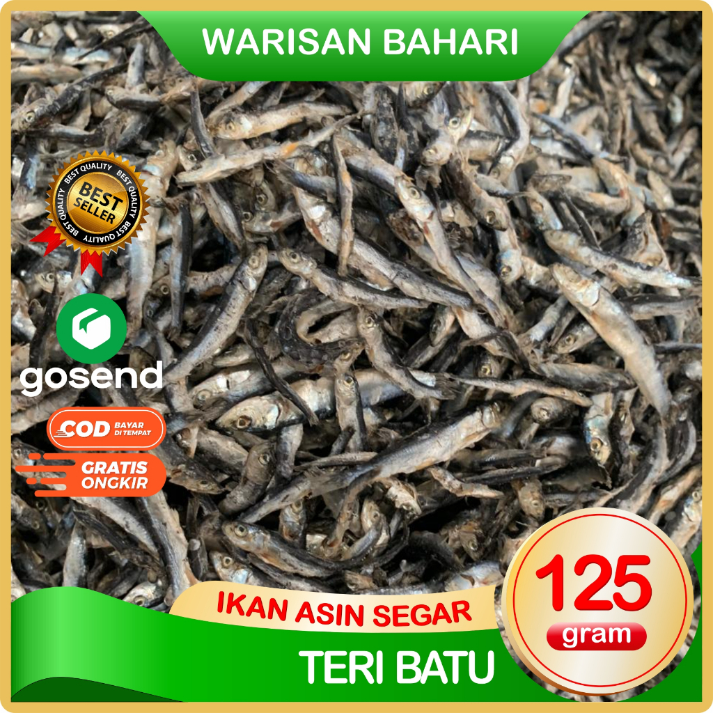 

Teri Batu Ikan Asi Teri Batu Seper Bersih Segar Dan Fresh 125 Gram