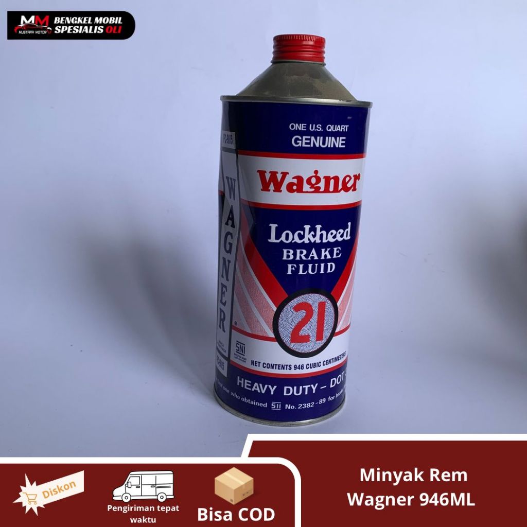 BRAKE FLUID / MINYAK REM DOT 3 - WAGNER BESAR DAN KECIL