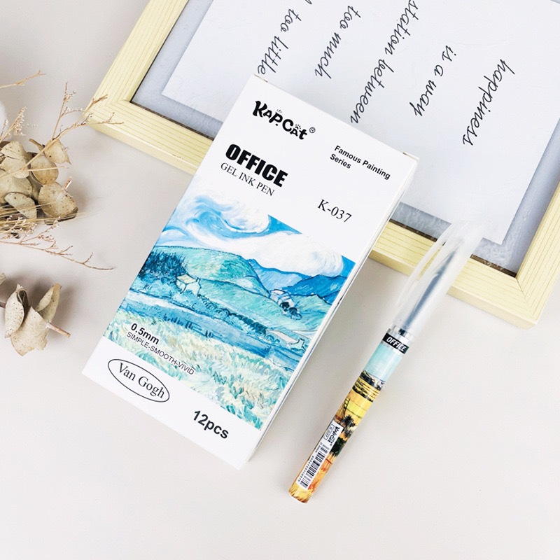 

(12)pulpen new gel 0.5mm bolpoin gel pens ,The prairie season, versi terbaru