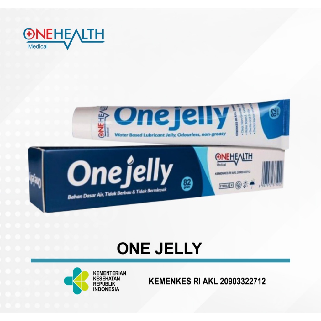One Jelly 82 Gr Lubricant Gel / Cairan Pelumas Gel Lubrikasi Kateter