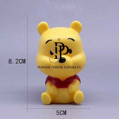 [1 BIJI] MINIATUR POOH TIGER PIGLET WALT DISNEY WINNIE THE POOH HIASAN KUE ULANG TAHUN ANAK DEKORASI