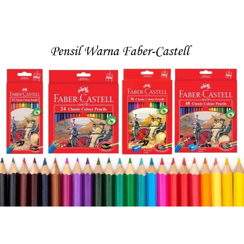 

Pensil Warna Faber-Castell - Classic Color Pencil - 12,24,36,48