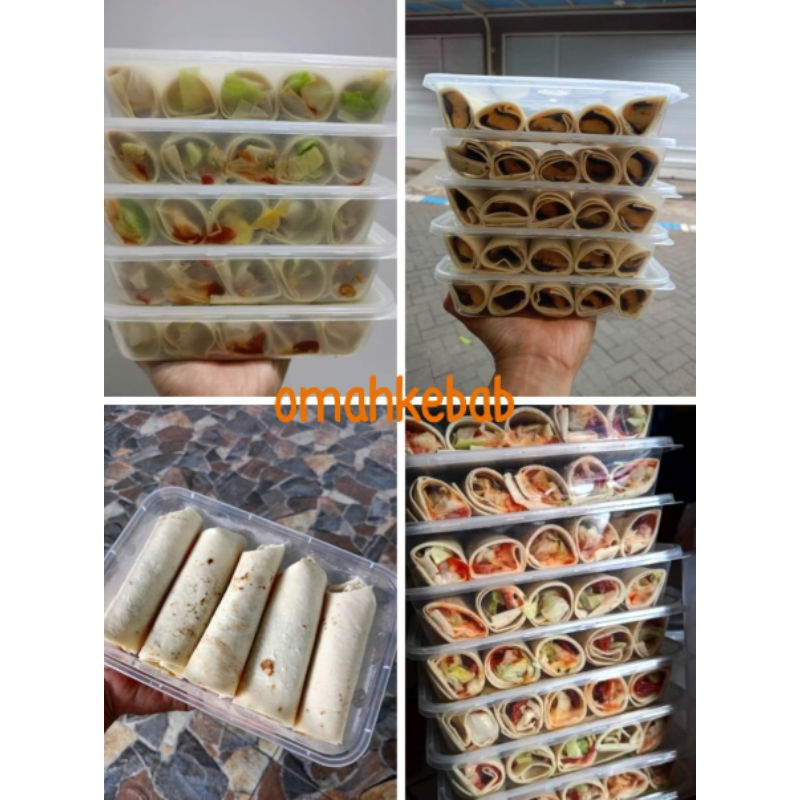 

Omah Kebab || Kebab Frozen Daging - Kebab Beef Lettuce Mozarella - Kebab Sapi Mini - Cemilan Frozen Enak