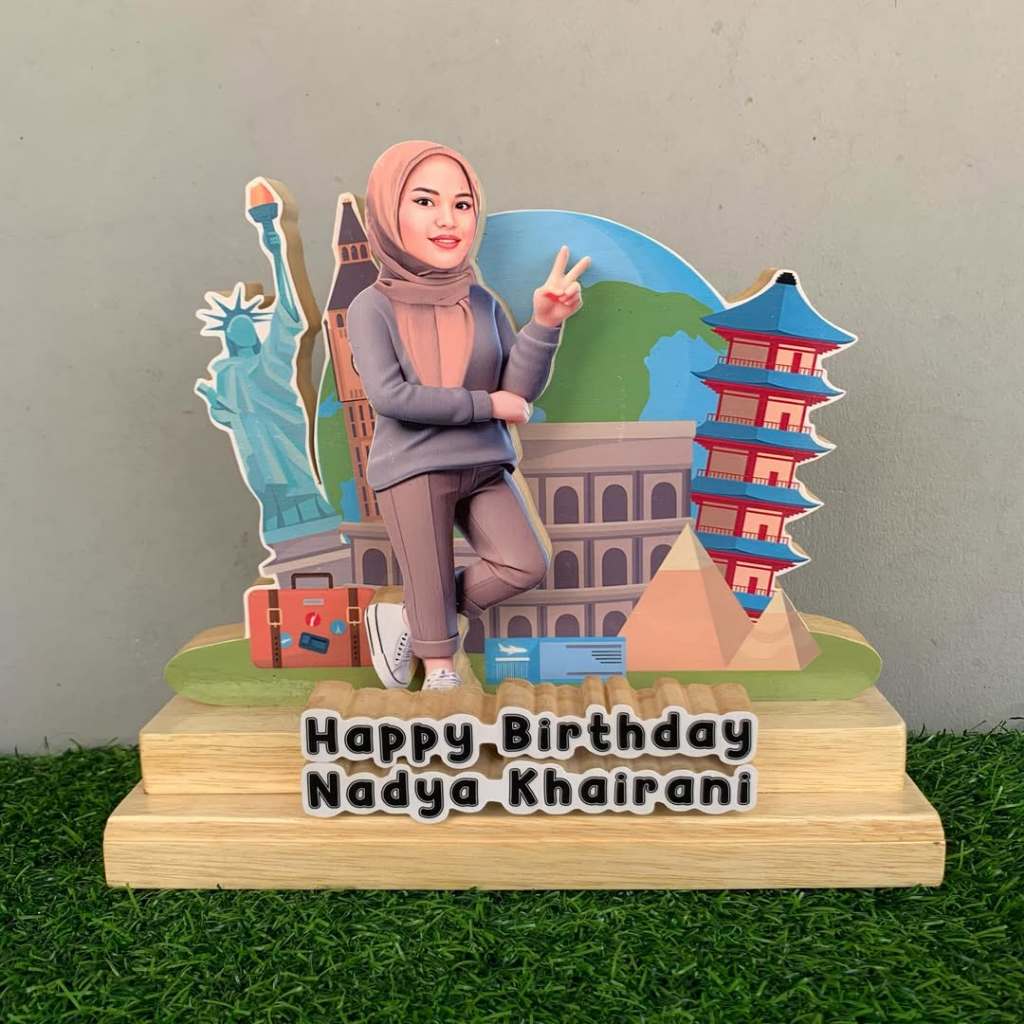 Background Tambahan untuk Karikatur Kayu