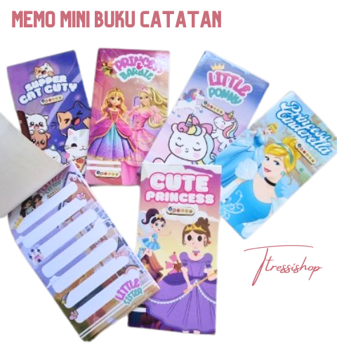 

Memo Mini Note Book Catatan Harian Tugas Sekolah Kantor Bergambar Sticky Notes Buku Catatan Kecil