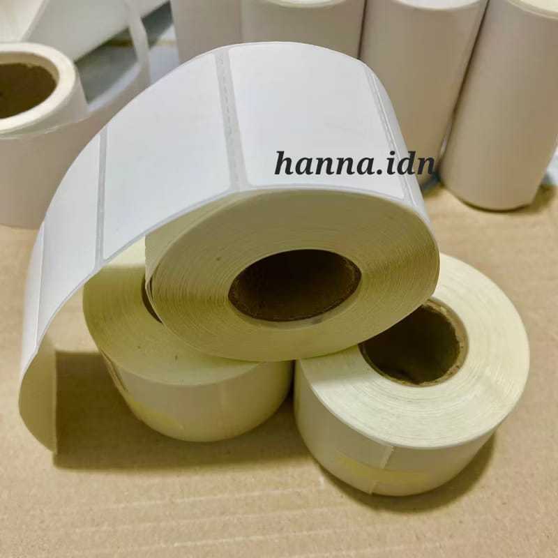 

Sticker Label Ukuran 40X30 mm 1 Pack isi 4 Rolls / Thermal 40 X 30 Isi 800 Pcs / Lembar 4 Rolls
