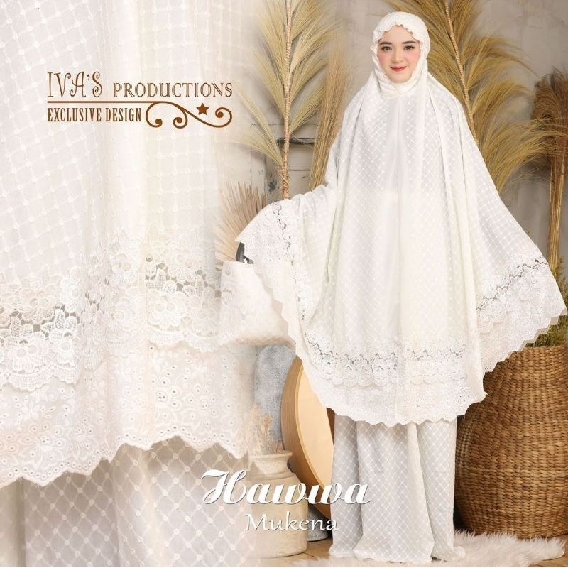Mukena Katun Jumbo Dewasa Katun Paris Premium Adem