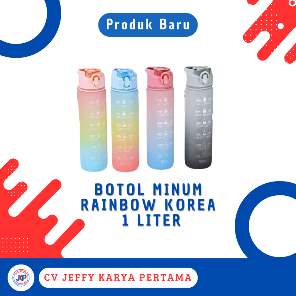 Botol Minum Rainbow Korea 1 Liter