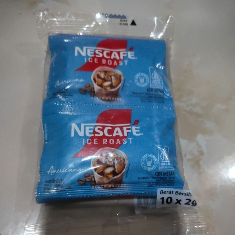 

nescafe ice roast kopi saja 2gram x10 pcs kopi nescafe es