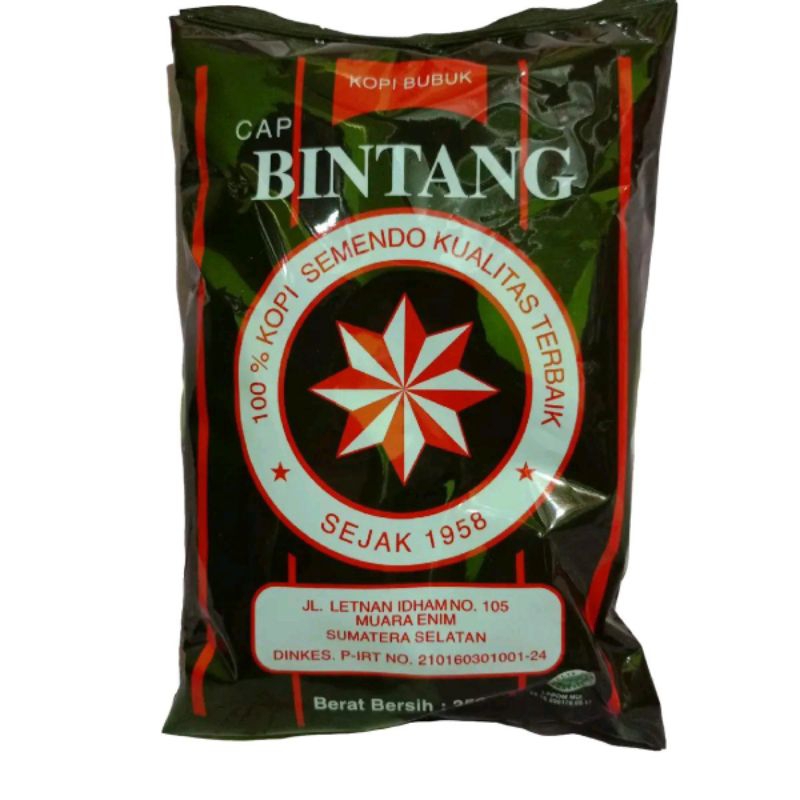 

KOPI BUBUK CAP BINTANG KHAS SEMENDO MUARA ENIM 250 GRAM