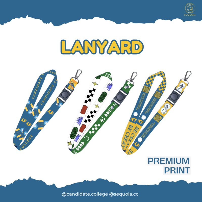 

Lanyard Premium Sequoia: Lightweight and Stylish