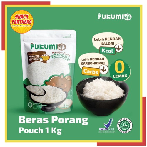 

Fukumi Beras Porang 1 kg Beras Shirataki Konjac Diet