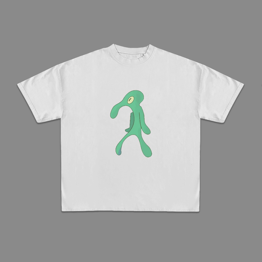 VASSAGO/Kaos Spongebob Lukisan Squidward