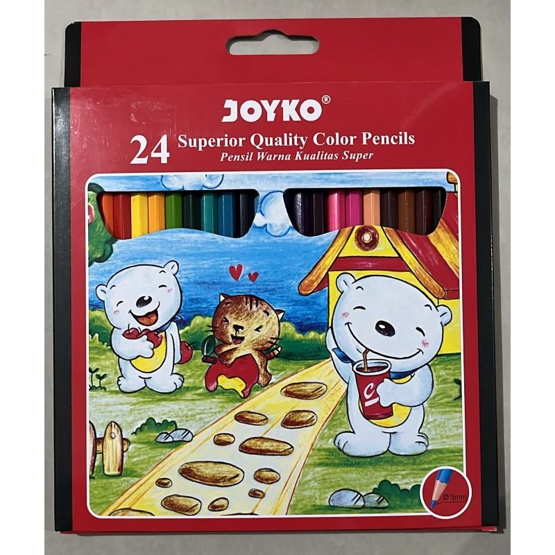 

Pensil Warna Joyko 24 warna