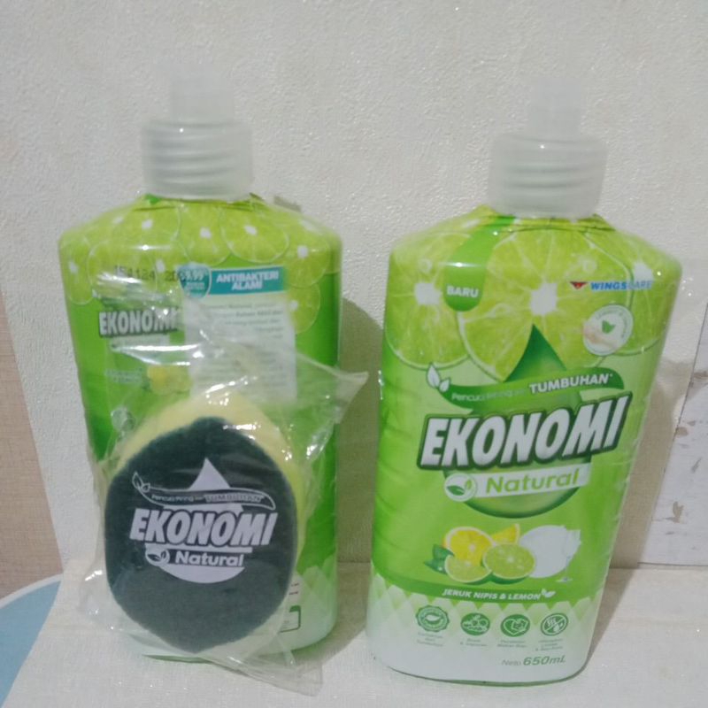 Ekonomi sabun Pencuci Piring 650ml free spons