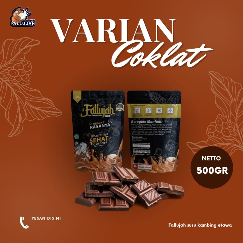 

Fallujah Susu Kambing Etawa Varian Coklat