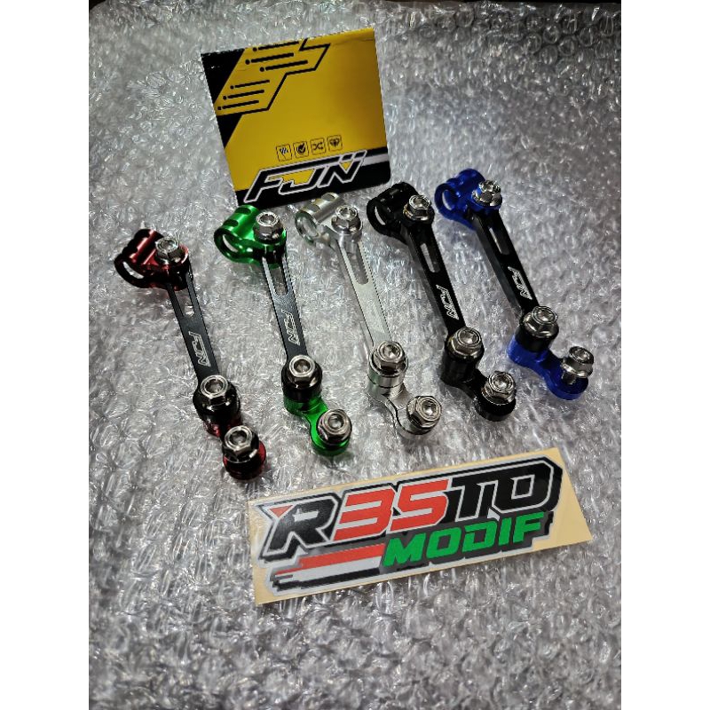 breket selang rem depan beat scoopy vario mio matic bebek pangkon selang rem FJN model panjang + bau