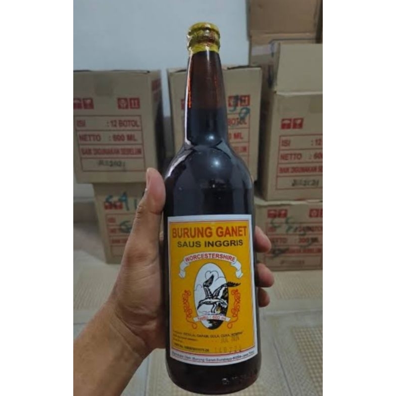 

( cek stok ) Saus Inggris Burung Ganet 600ml kartonan / kecap inggris