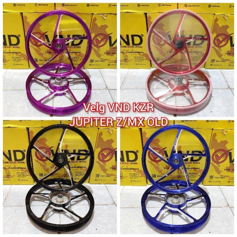 Velg VND Jupiter Z Z1 F1zr jupiter Mx Old Vega ZR VND KZR Jupiter Z ukuran 140/160x17 ring 17