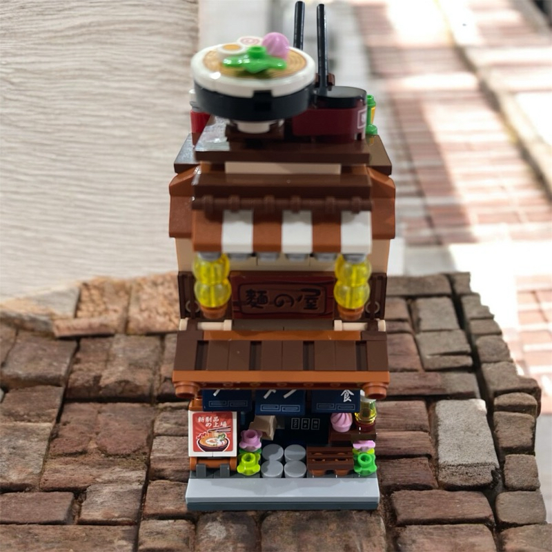 lego mainan toko ramen mie noodle