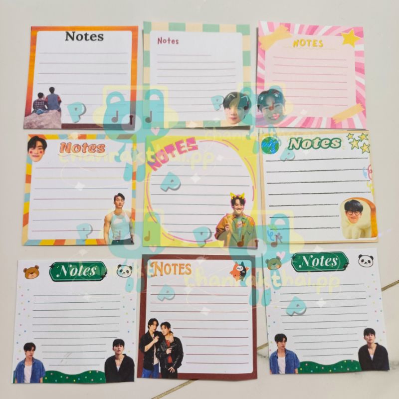 

NOTEPAD CUSTOM AKTOR COUPLE GMMTV | Catatan Notes Unofficial