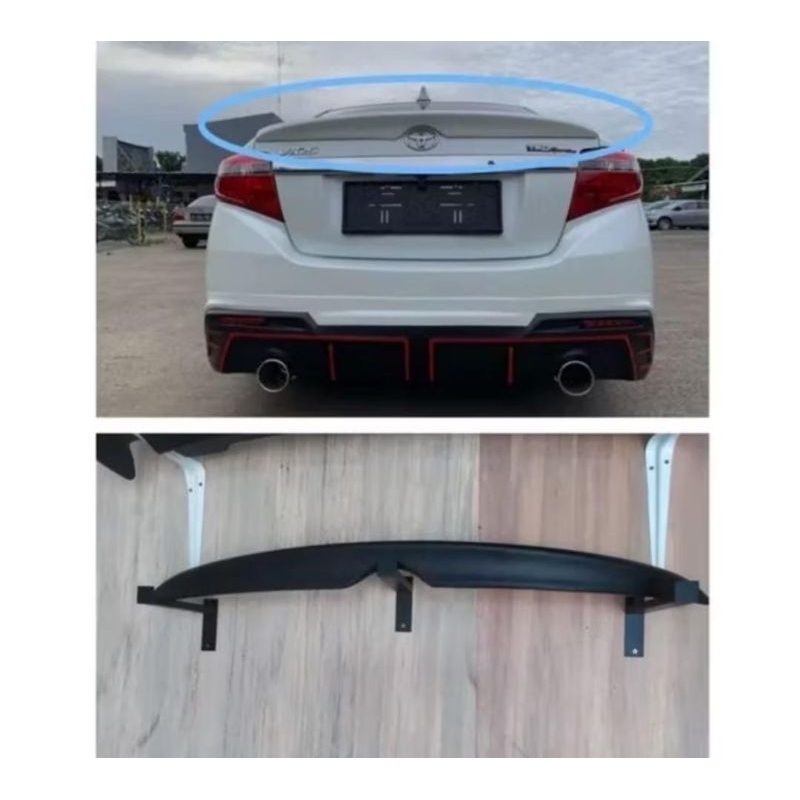 spoiler Vios gen 3 termurah di Indonesia