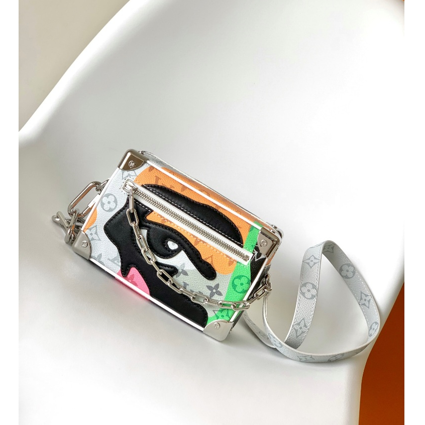 [Kualitas Terbaik] Tas persegi kecil pria dan wanita terbaru, tas kotak retro, tas kamera, tas bahu 