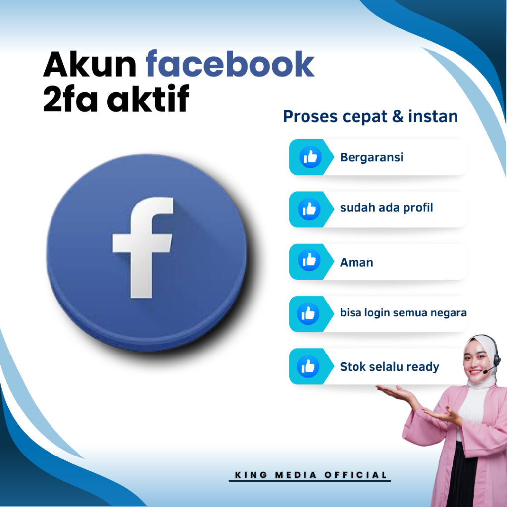 Akun fb 2fa Aktif & Tua kuat | Bergaransi akun facebook kuat akun fb ads | akun facebook marketpleac