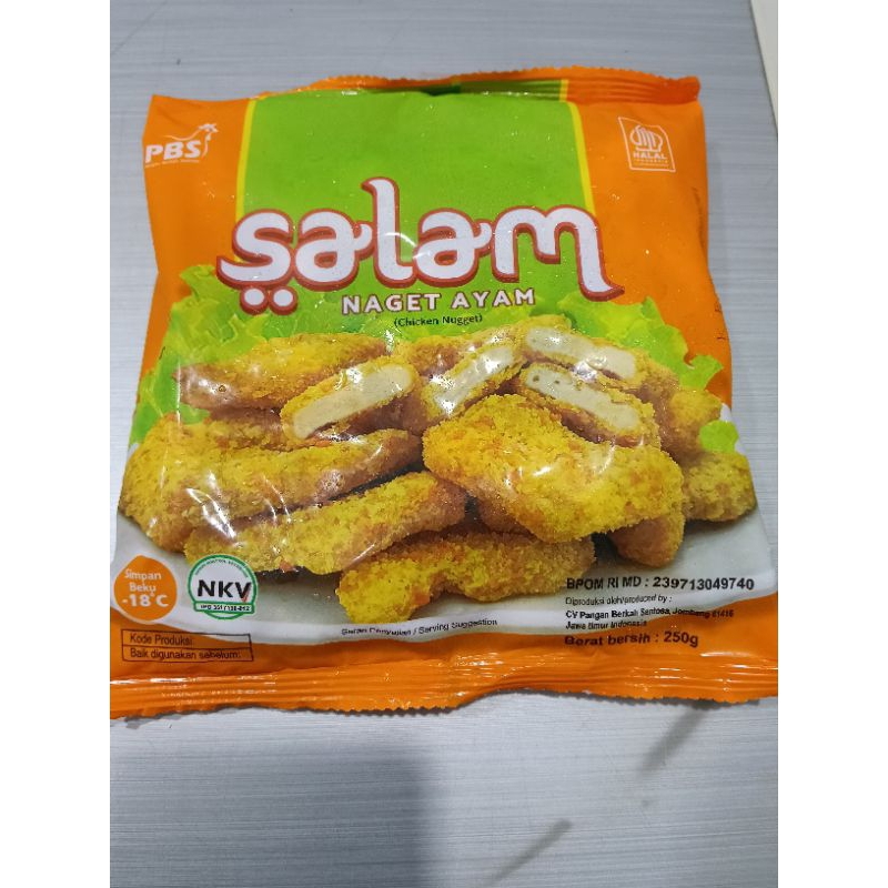 

Nugget Ayam Salam 1kg / Nugget Ayam Salam Bentuk Hati / Nugget Salam