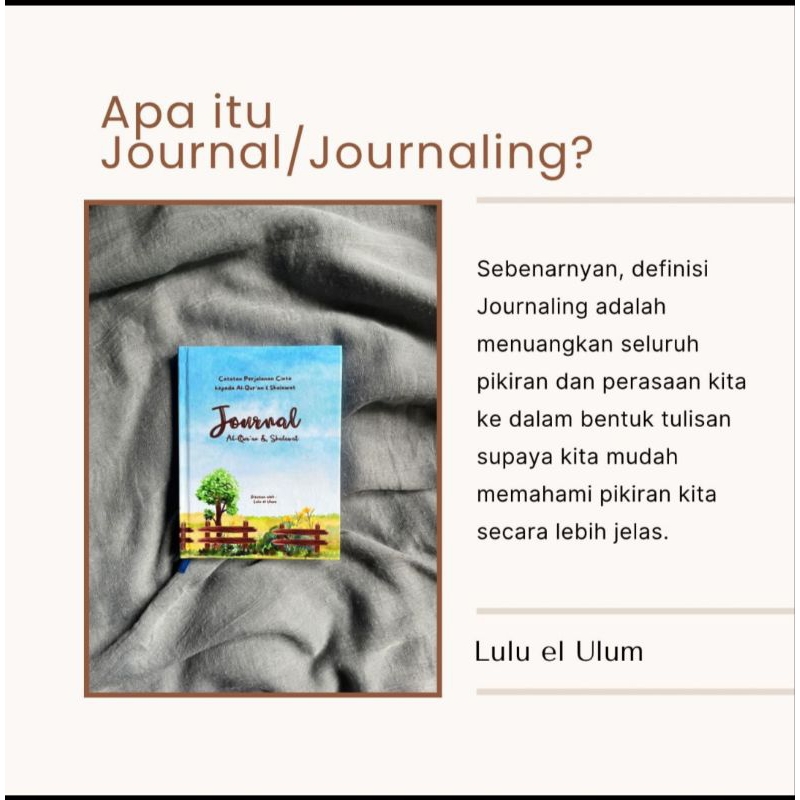 

buku journal Al Qur'an
