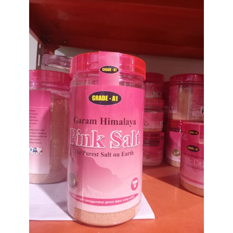 

- GARAM HIMALAYA PINK SALT KUALITAS PREMIUM KEMASAN TOPLES