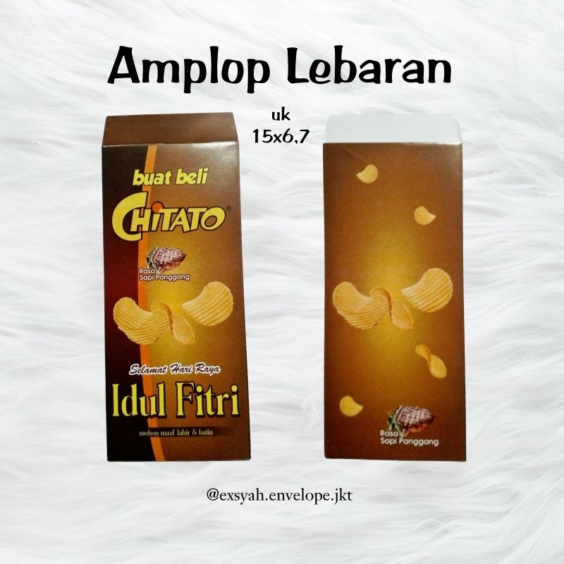 

Amplop Lebaran besar motif chiki CHITATO PREMIUM QUALITY