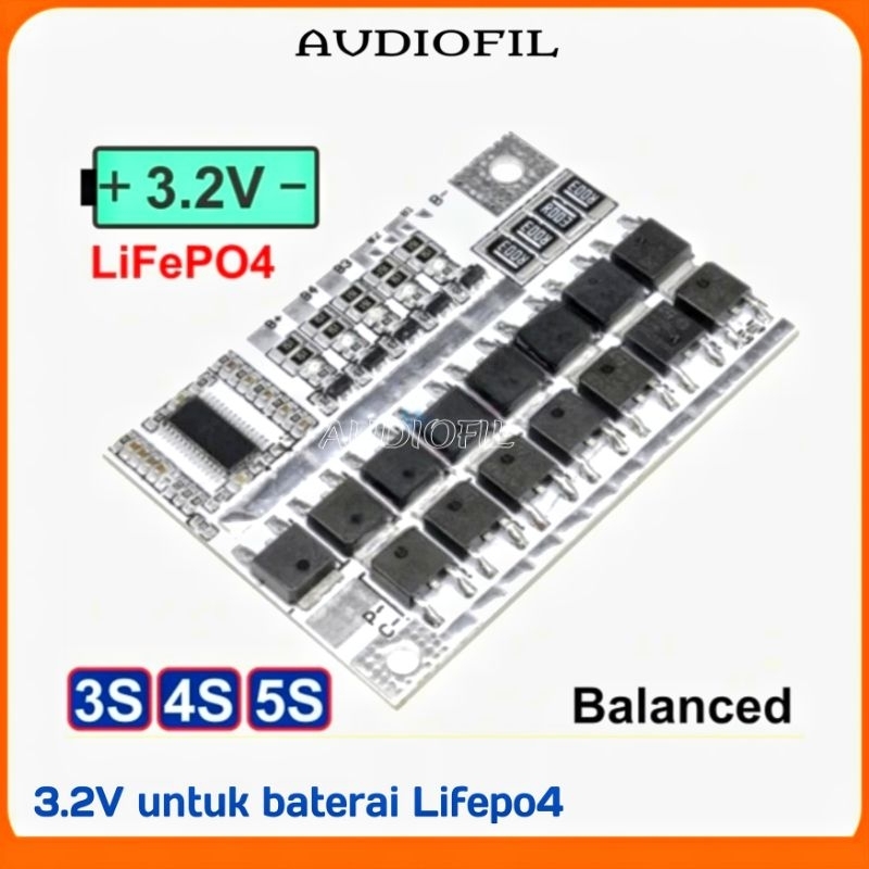 BMS 3S-4S-5S 100A LiFePO4 BMS PROTECTION BOARD