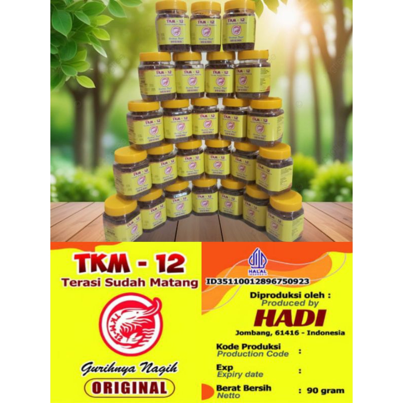 

Baru! Promo!Terasi Sudah Matang TKM 12 original 90 gr gurihnya nagih