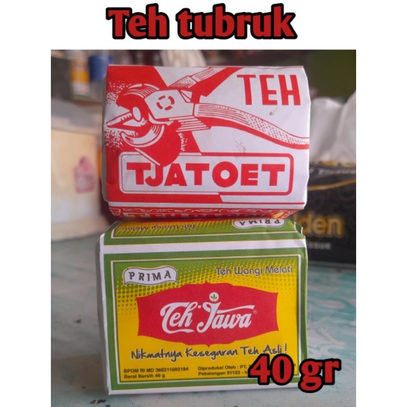 

Teh jawa / Teh tjatoet / Teh tubruk kemasan 40 gr