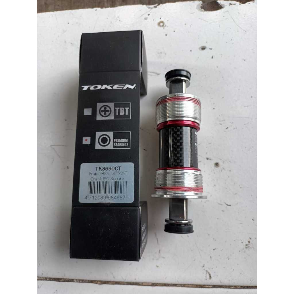 Token BB TK868CT Patented JIS Square 118mm BB/Shimano