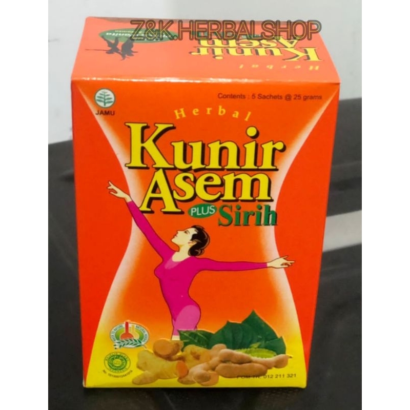 

KUNIR ASAM + sirih